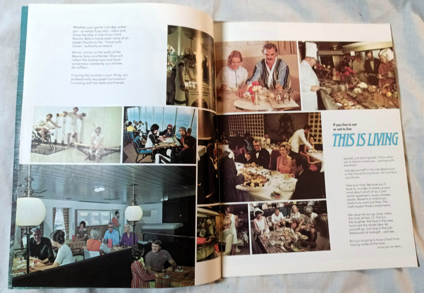 Holland America Cruises ss Veendam 1975 Caribbean Cruises from New York Brochure - Tuliptuff