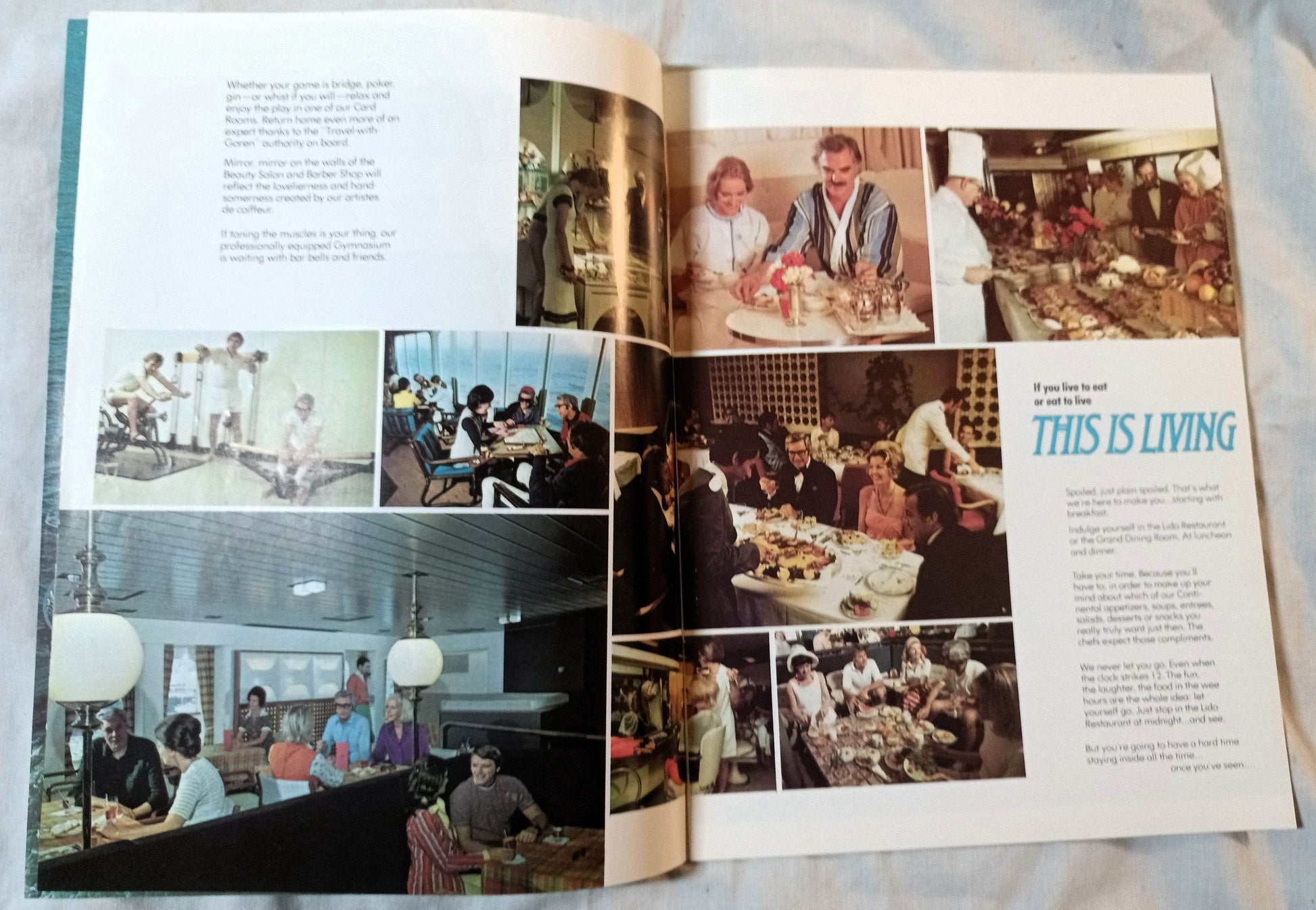 Holland America Cruises ss Veendam 1975 Caribbean Cruises from New York Brochure - Tuliptuff