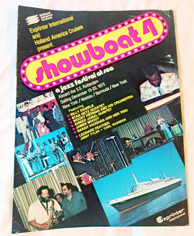 Holland America ss Rotterdam Showboat 4 Jazz Festival At Sea 1975 - TulipStuff