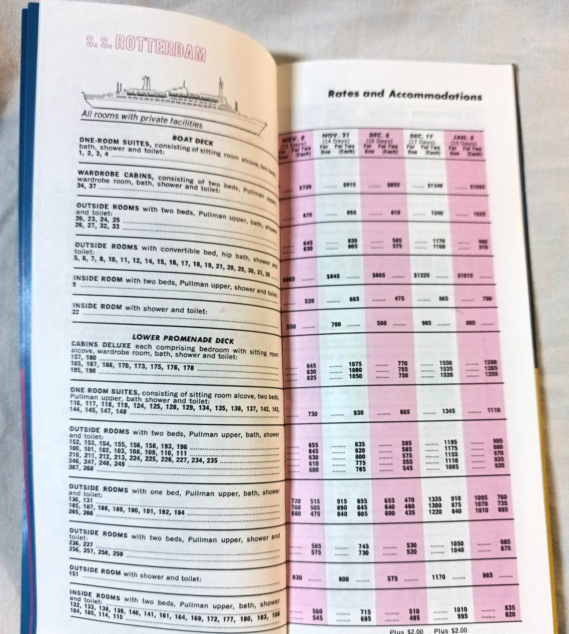 Holland America Fall/Winter 1966-67 West Indies Cruises Brochure - TulipStuff