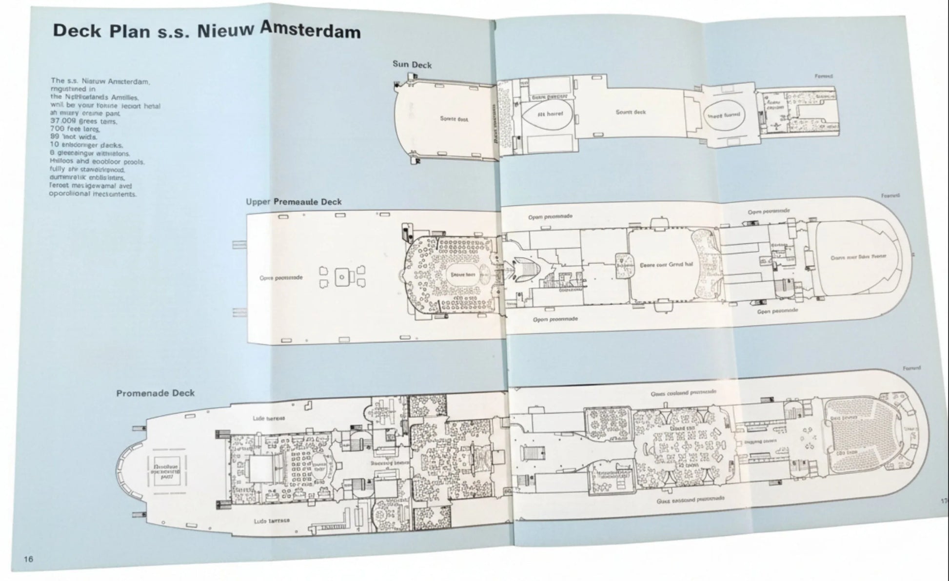 Holland America ss Nieuw Amsterdam 1972-73 West Indies Cruises Brochure - TulipStuff