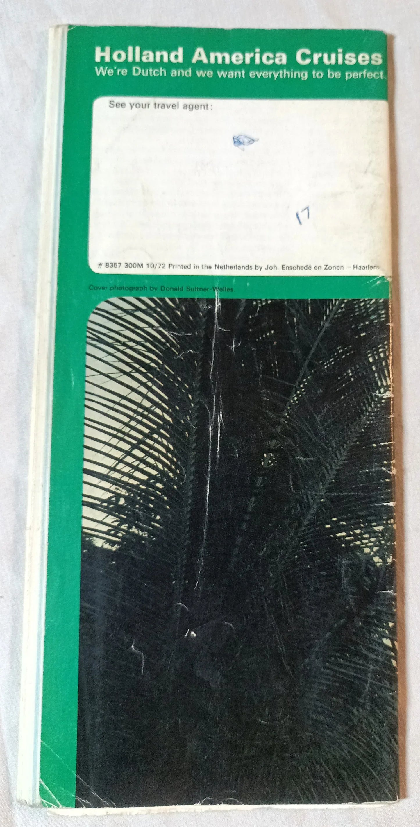 Holland America ss Nieuw Amsterdam 1972-73 West Indies Cruises Brochure - TulipStuff