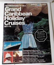 Load image into Gallery viewer, Holland America ss Rotterdam 1977-78 Caribbean Holday Cruises Brochure - TulipStuff
