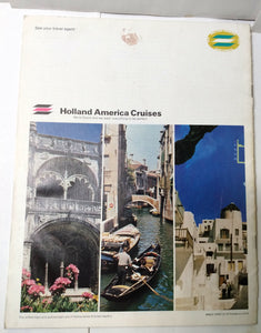 Holland America Veendam Volendam 1973 Mediterranean Cruises Brochure - TulipStuff