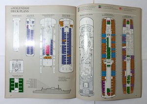 Holland America Rotterdam Veendam Volendam 1983 Caribbean Brochure - TulipStuff