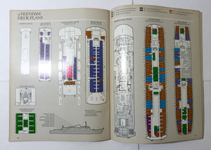 Holland America Rotterdam Veendam Volendam 1983 Caribbean Brochure - TulipStuff