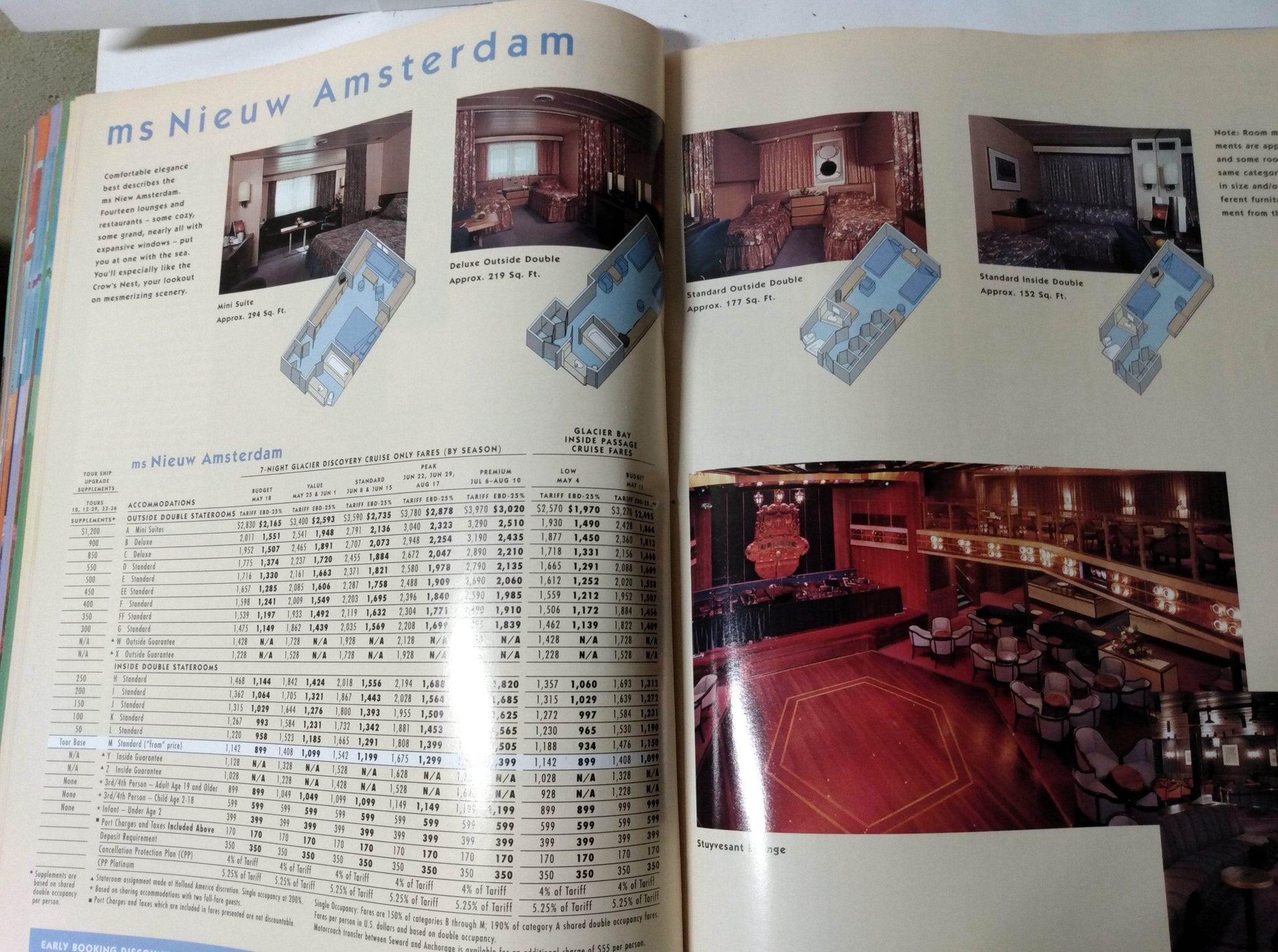 Holland America Cruises And CruiseTours 2000 Alaska Brochure - TulipStuff