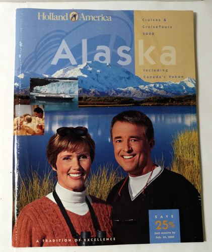 Holland America Cruises And CruiseTours 2000 Alaska Brochure - TulipStuff