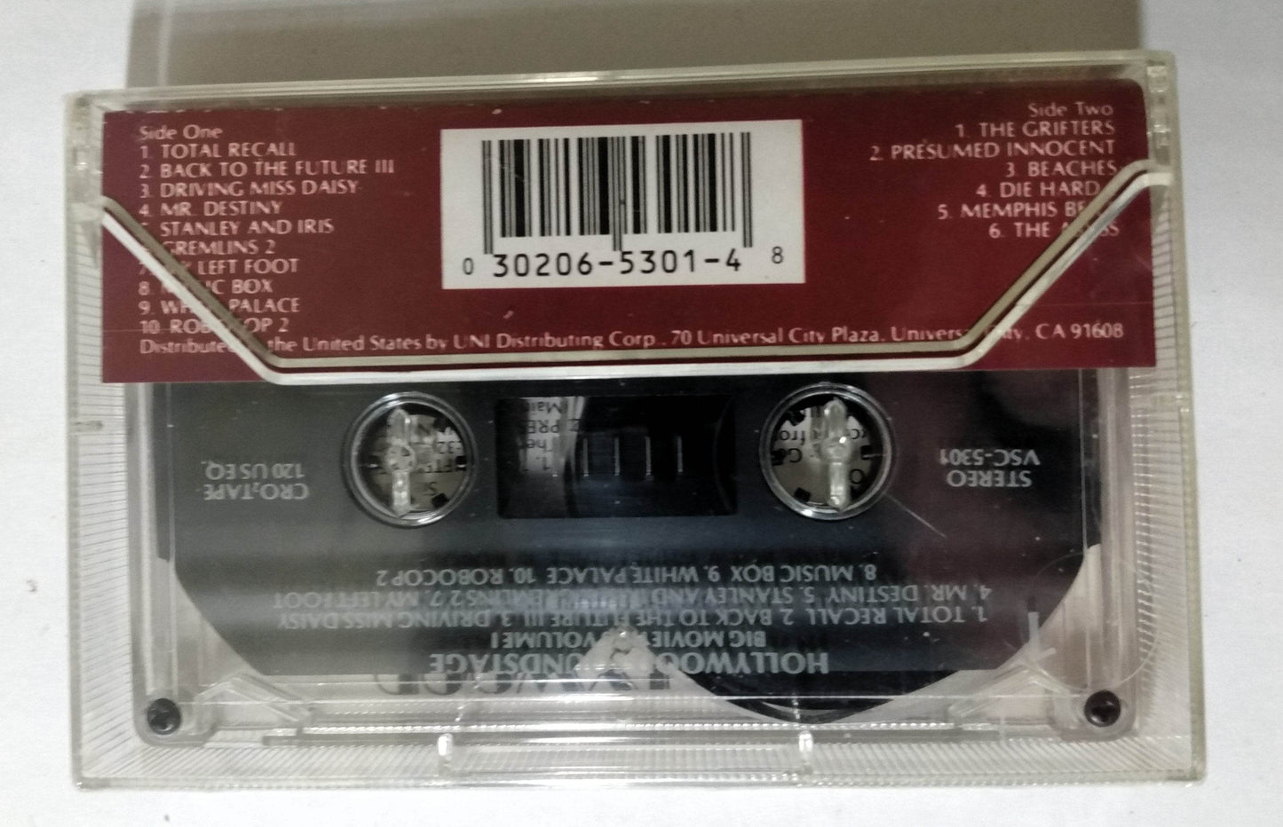 Hollywood Soundstage: Big Movie Hits Vol. 1 AUDIO CASSETTE VSD-5301 1991 - TulipStuff