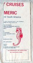 Load image into Gallery viewer, Home Lines ss Homeric 1963-64 Sun-Way West Indies Cruises Brochure - TulipStuff
