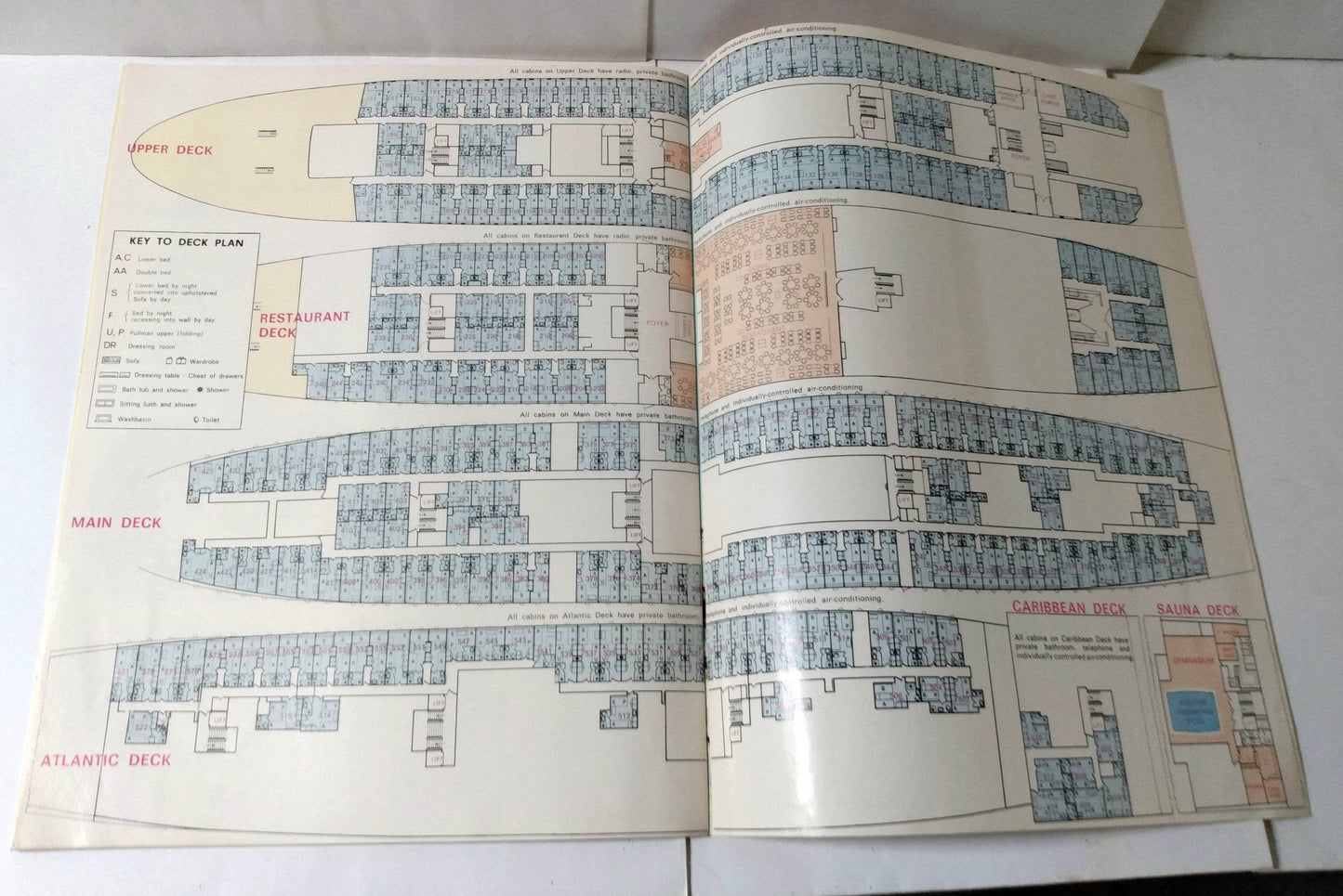 Home Lines ss Doric 1980-81 Gala Cruises Florida Caribbean Brochure - TulipStuff