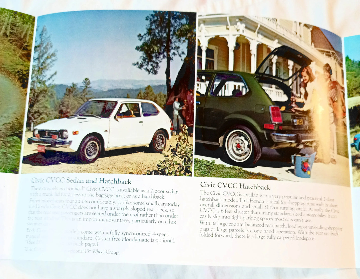 Honda 1977 US Full Line Dealer Sales Brochure Accord Civic CVCC - TulipStuff