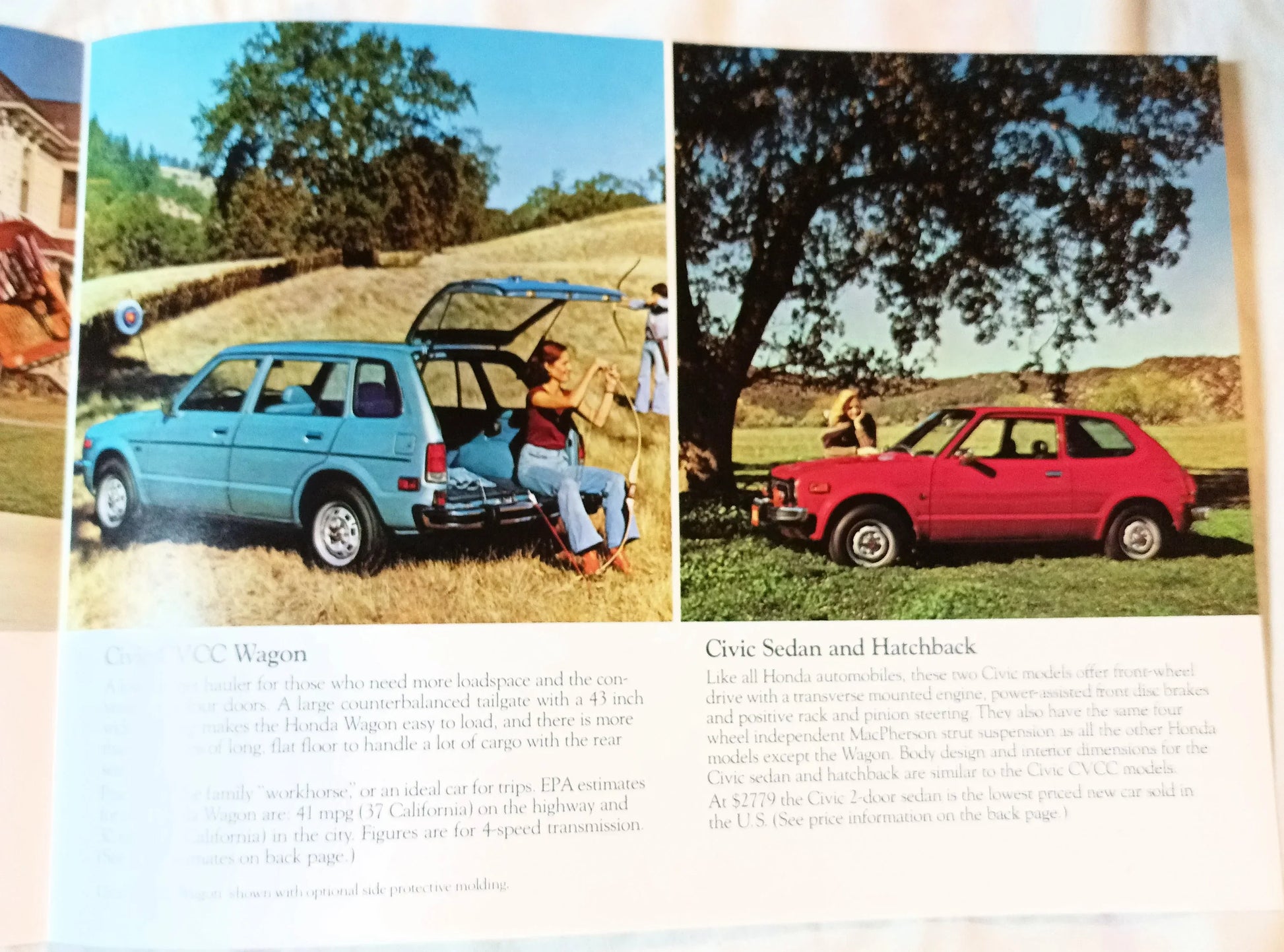 Honda 1977 US Full Line Dealer Sales Brochure Accord Civic CVCC - TulipStuff