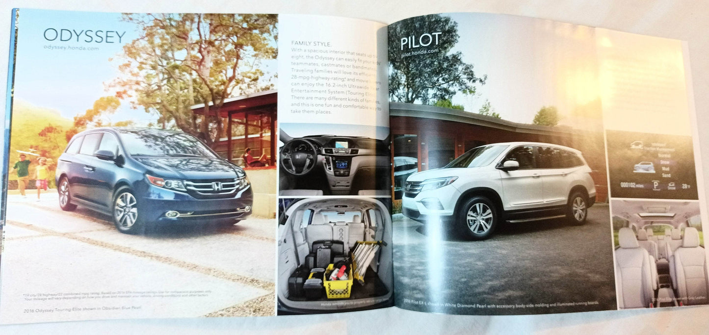 Honda 2017 US Full Line Dealer Sales Brochure Civic Accord HR-V CR-V - TulipStuff