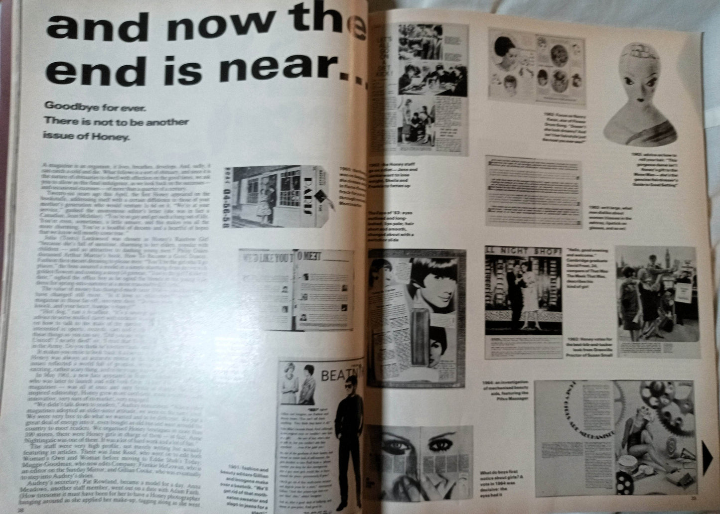 Honey Magazine September '86 Final Issue David Bowie Interview Fashion - TulipStuff