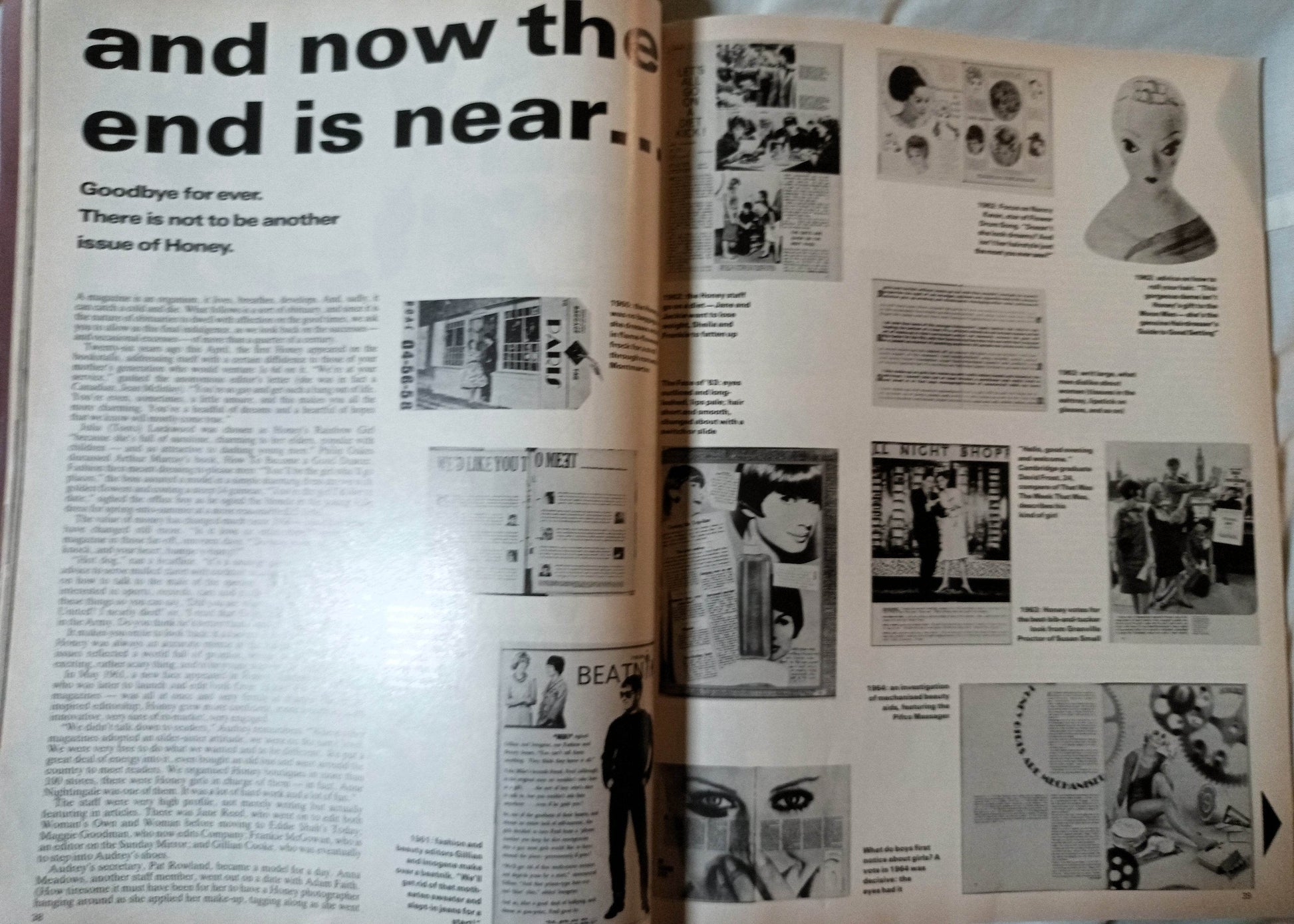 Honey Magazine September '86 Final Issue David Bowie Interview Fashion - TulipStuff