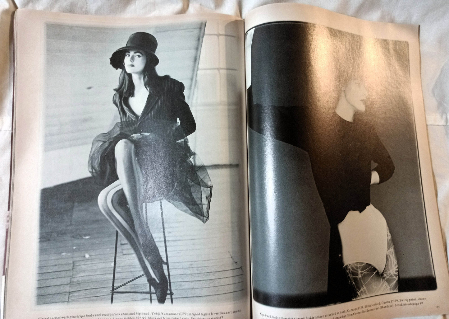 Honey Magazine September '86 Final Issue David Bowie Interview Fashion - TulipStuff