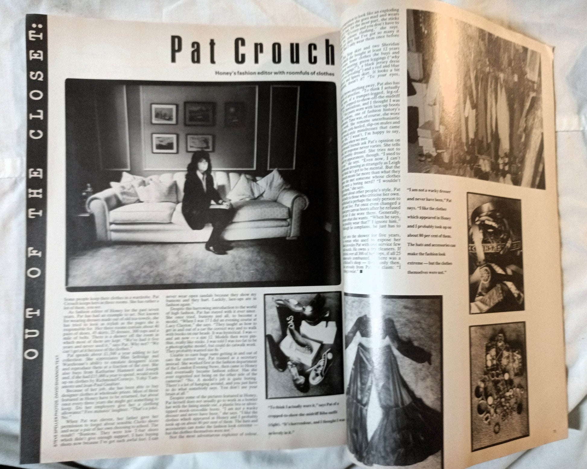 Honey Magazine September '86 Final Issue David Bowie Interview Fashion - TulipStuff