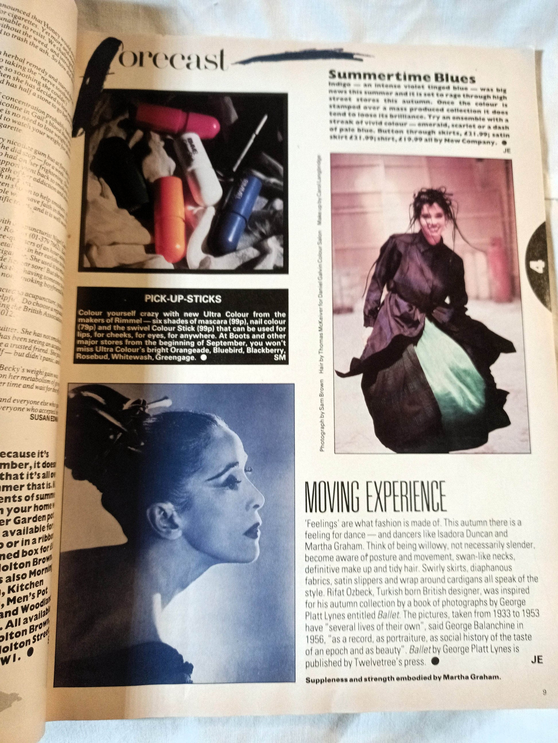 Honey Magazine September '86 Final Issue David Bowie Interview Fashion - TulipStuff