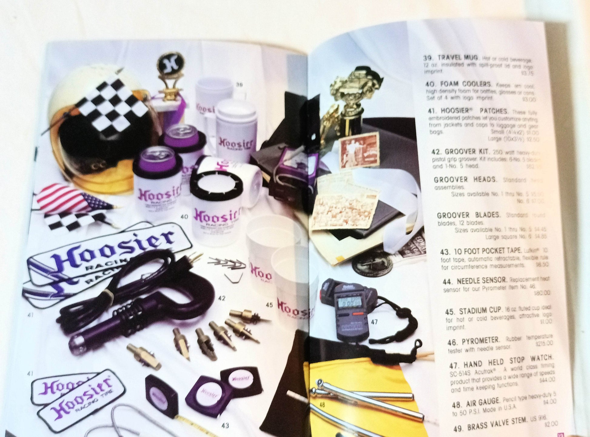 Hoosier Racing Tire 1991 Apparel Catalog Jeff Gordon - TulipStuff