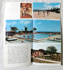 Hotel Arthur Frommer Curacao Piscadera Bay Willemstad Brochure 1971 - TulipStuff