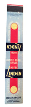 Load image into Gallery viewer, Hotel Linden N Illinois St Indianapolis Indiana Matchbook Cover 1950&#39;s - TulipStuff
