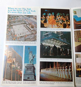Hotel Taft Times Square 7th Ave At 50th St New York City 1966 Brochure - TulipStuff