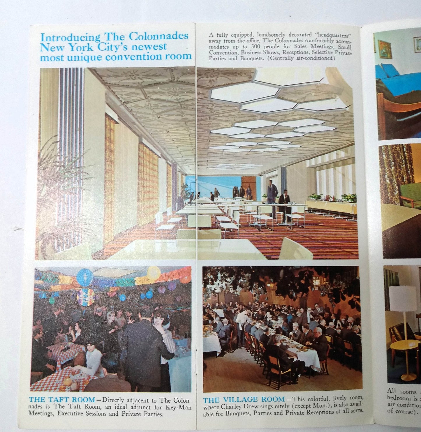 Hotel Taft Times Square 7th Ave At 50th St New York City 1966 Brochure - TulipStuff