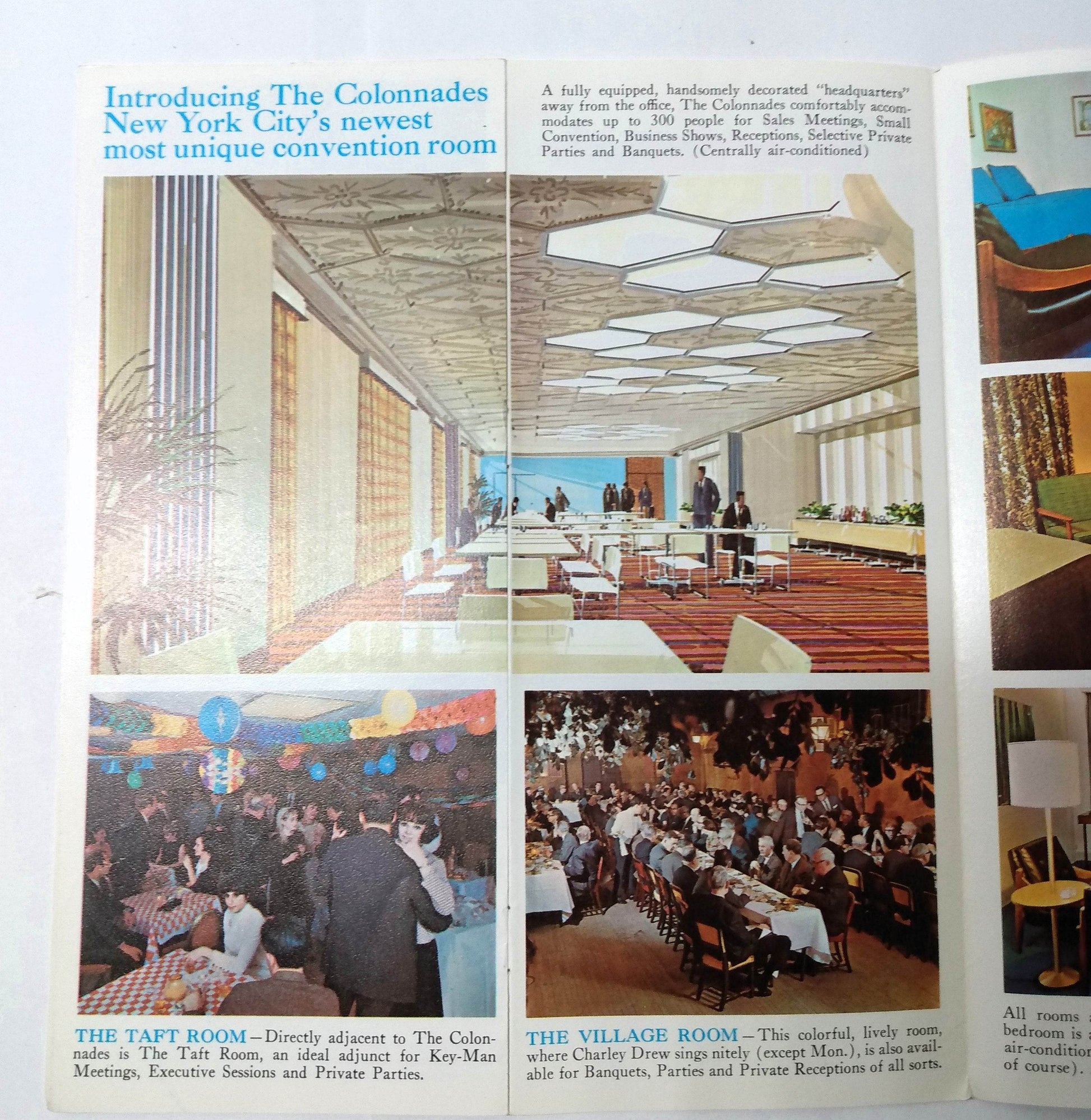 Hotel Taft Times Square 7th Ave At 50th St New York City 1966 Brochure - TulipStuff