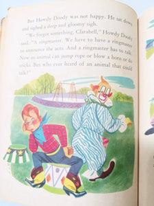 Howdy Doody's Circus Edward Kean Little Golden Book Hardcover 1950 - TulipStuff