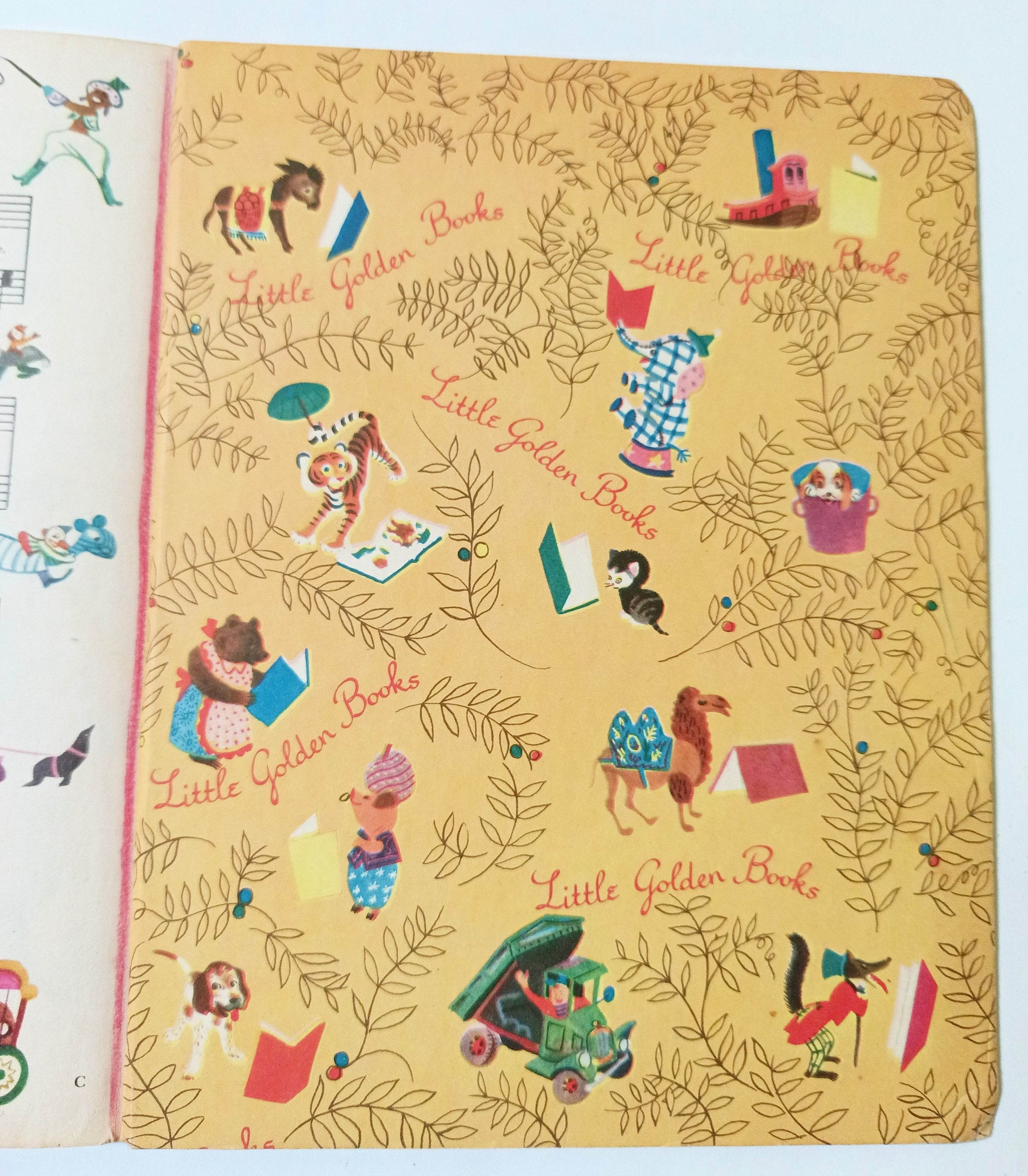 Howdy Doody's Circus Edward Kean Little Golden Book Hardcover 1950 - TulipStuff