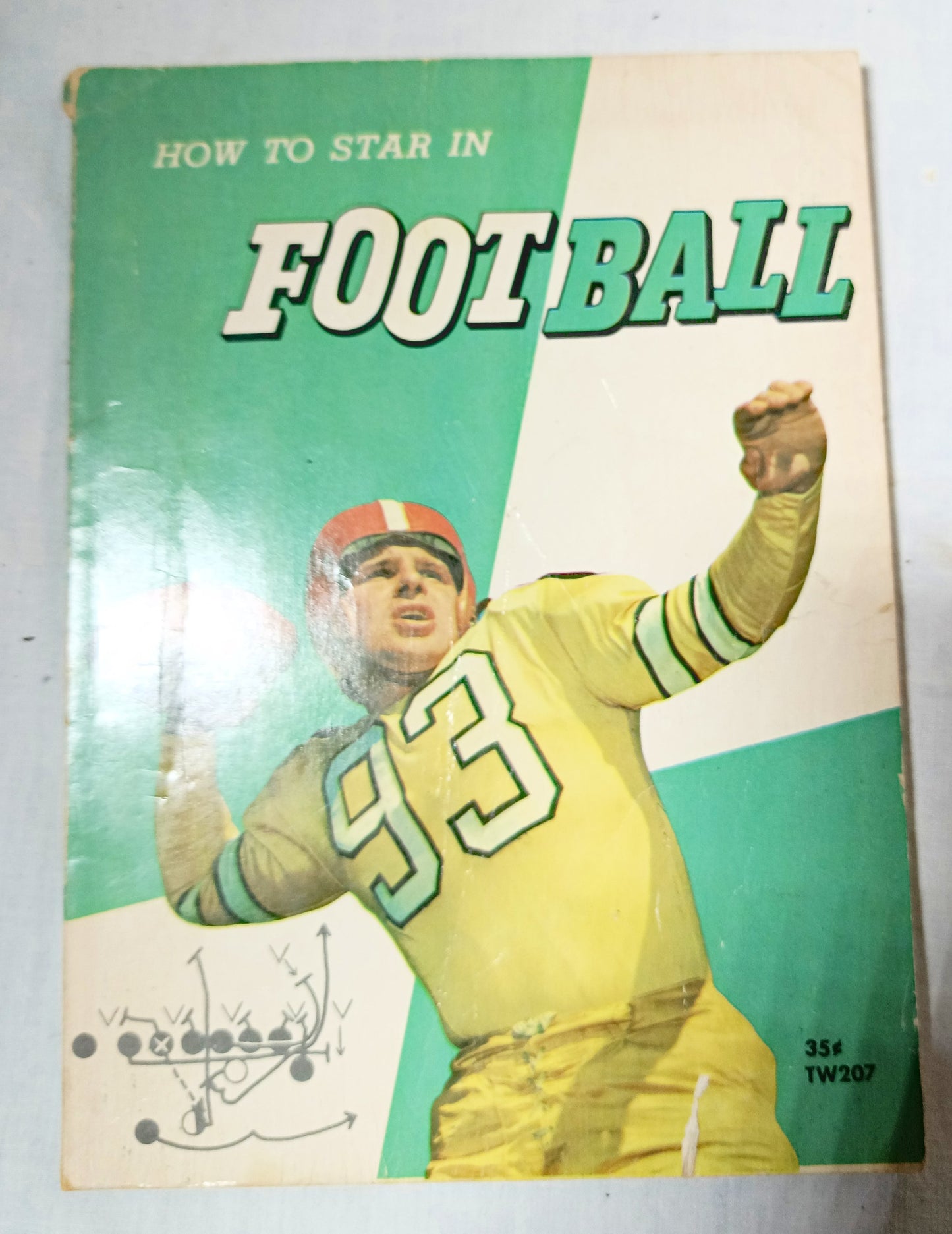 How To Star In Football Herman Masin Scholastic Paperback 1966 - TulipStuff