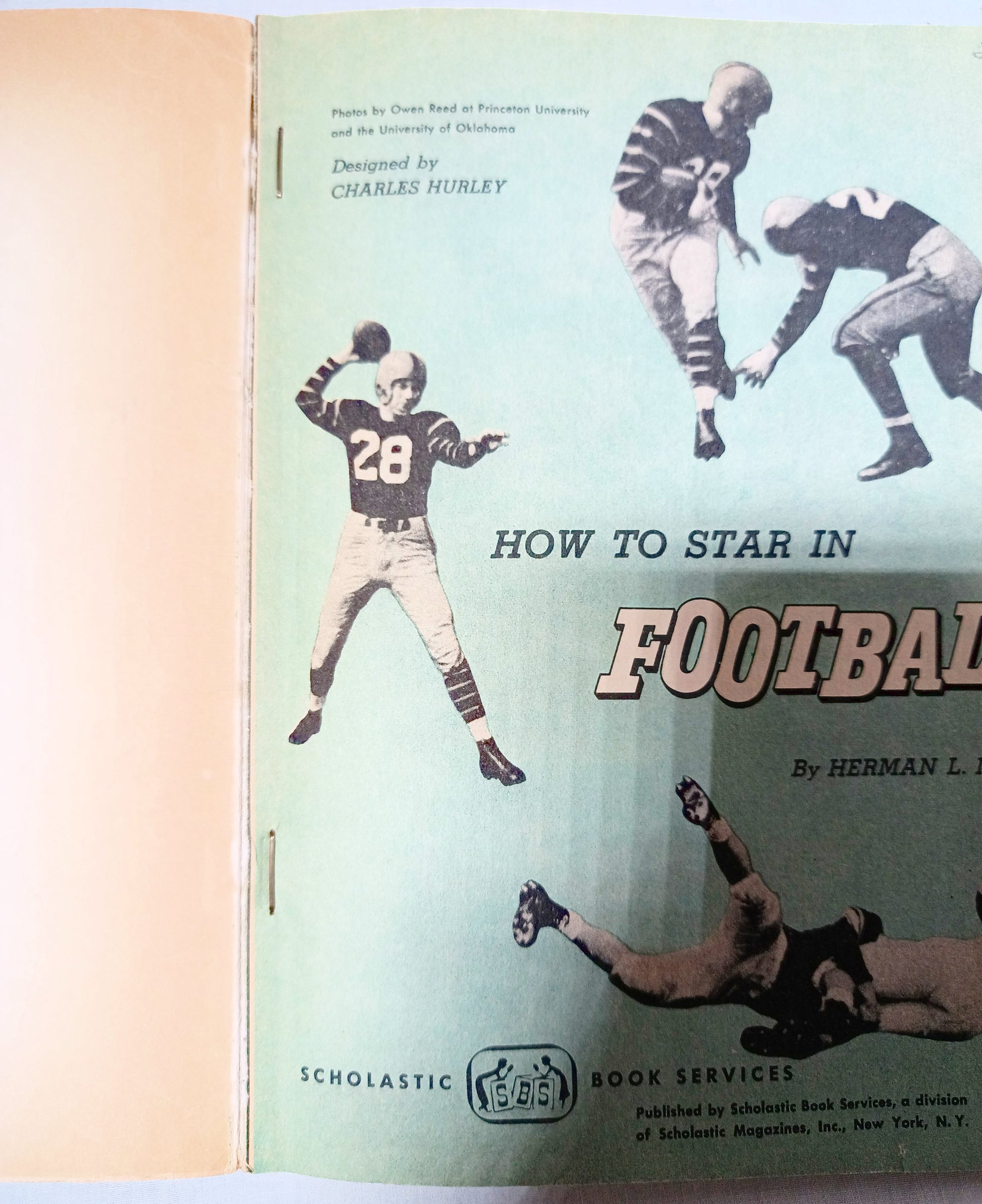 How To Star In Football Herman Masin Scholastic Paperback 1966 - TulipStuff