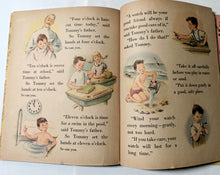 Load image into Gallery viewer, How To Tell Time Jane Werner Watson Little Golden Activity Book 1957 - TulipStuff
