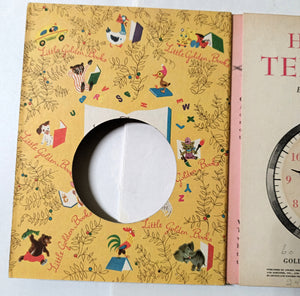 How To Tell Time Jane Werner Watson Little Golden Activity Book 1957 - TulipStuff