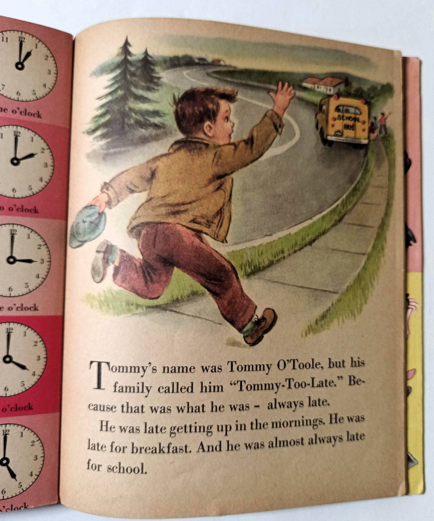How To Tell Time Jane Werner Watson Little Golden Activity Book 1957 - TulipStuff