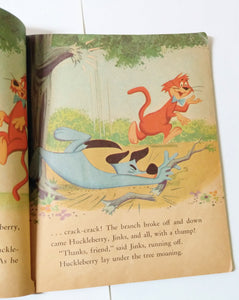 Huckleberry Hound And His Friends Little Golden Book Hardcover 1960 - TulipStuff