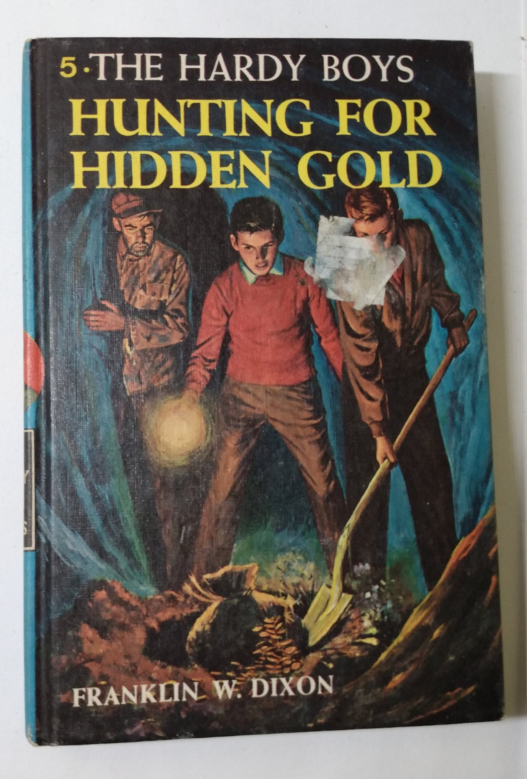 Hardy Boys Mystery Hunting For Hidden Gold Franklin W Dixon 1963 - TulipStuff