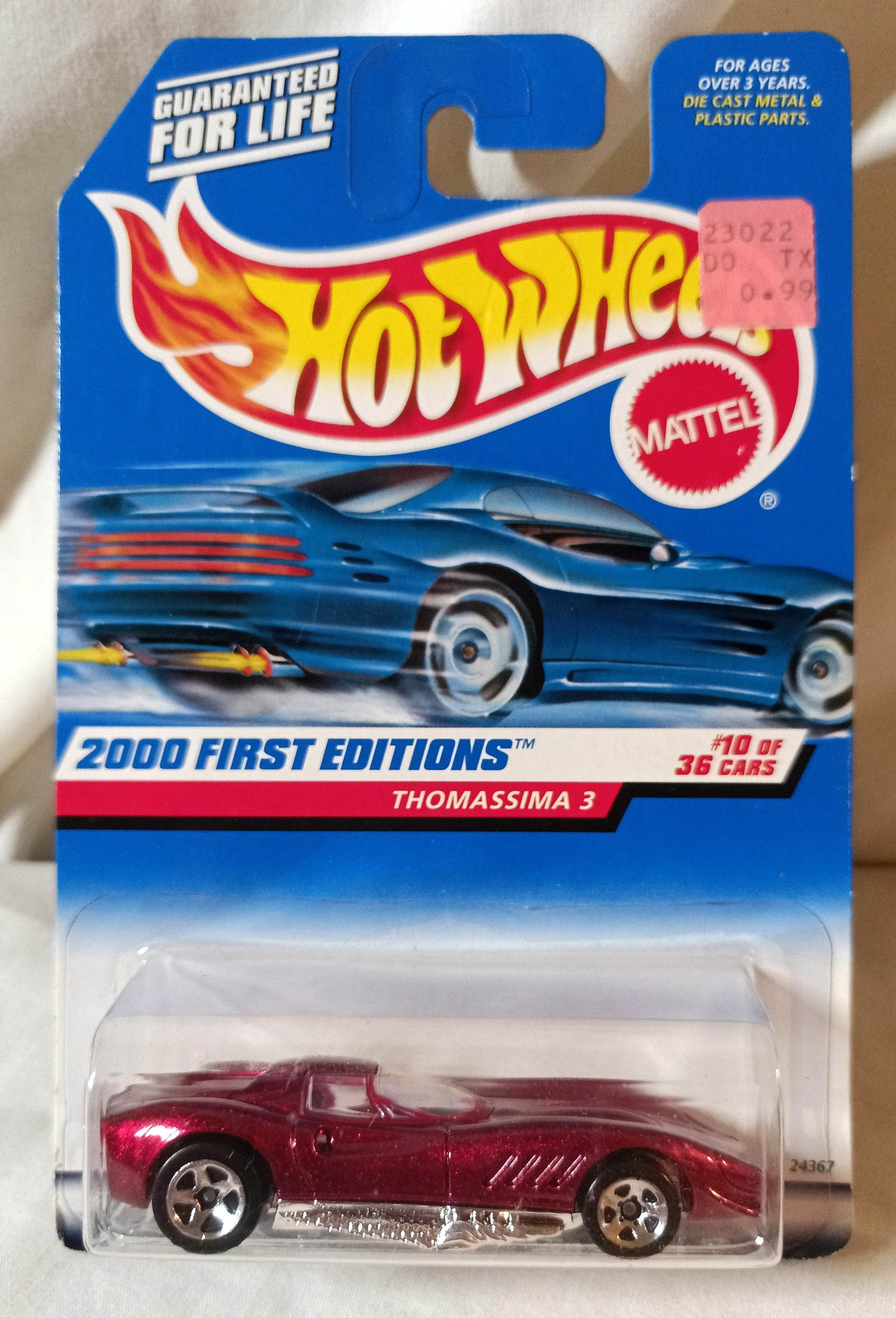 Hot Wheels 2000 First Editions Thomassima 3 Sports Car #070 - TulipStuff