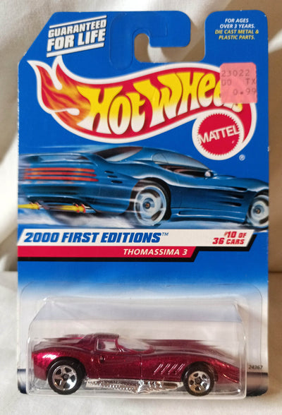 Hot Wheels 2000 First Editions Thomassima 3 Sports Car #070 - TulipStuff