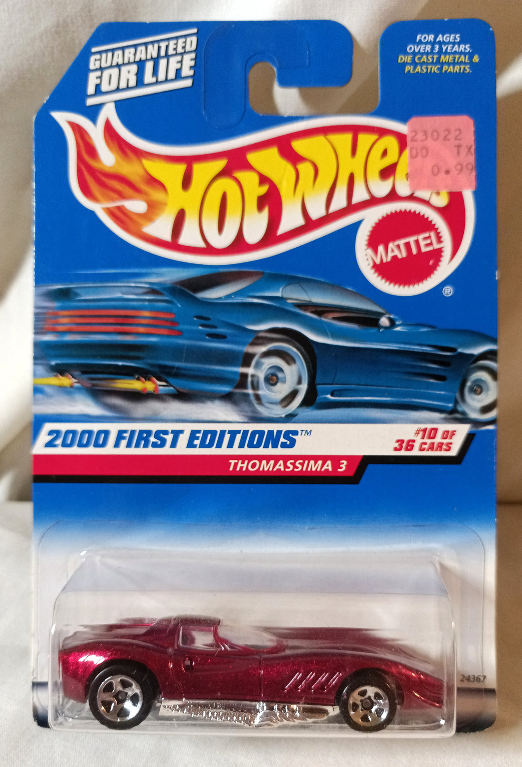 Hot Wheels 2000 First Editions Thomassima 3 Sports Car #070 - TulipStuff