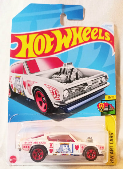 Hot Wheels 2024 HW Art Cars King Kuda Plymouth Barracuda - TulipStuff