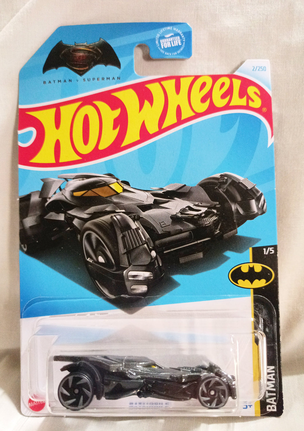 Hot Wheels 2024 Batman v Superman Batmobile HTC83 Dark Gray - TulipStuff