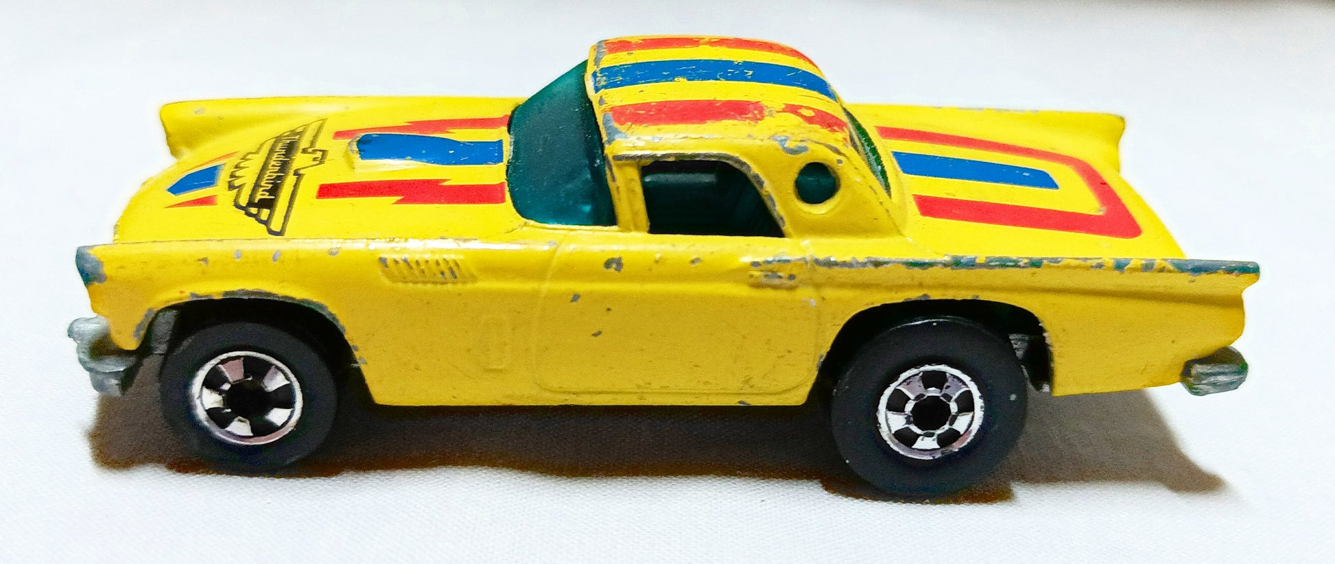 Hot Wheels 2013 '57 T-Bird Ford Thunderbird w/Porthole Hong Kong 1980 - TulipStuff