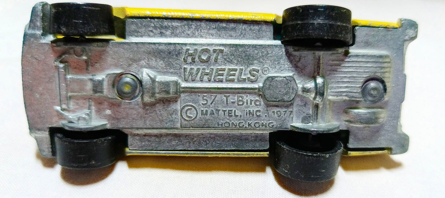 Hot Wheels 2013 '57 T-Bird Ford Thunderbird w/Porthole Hong Kong 1980 - TulipStuff