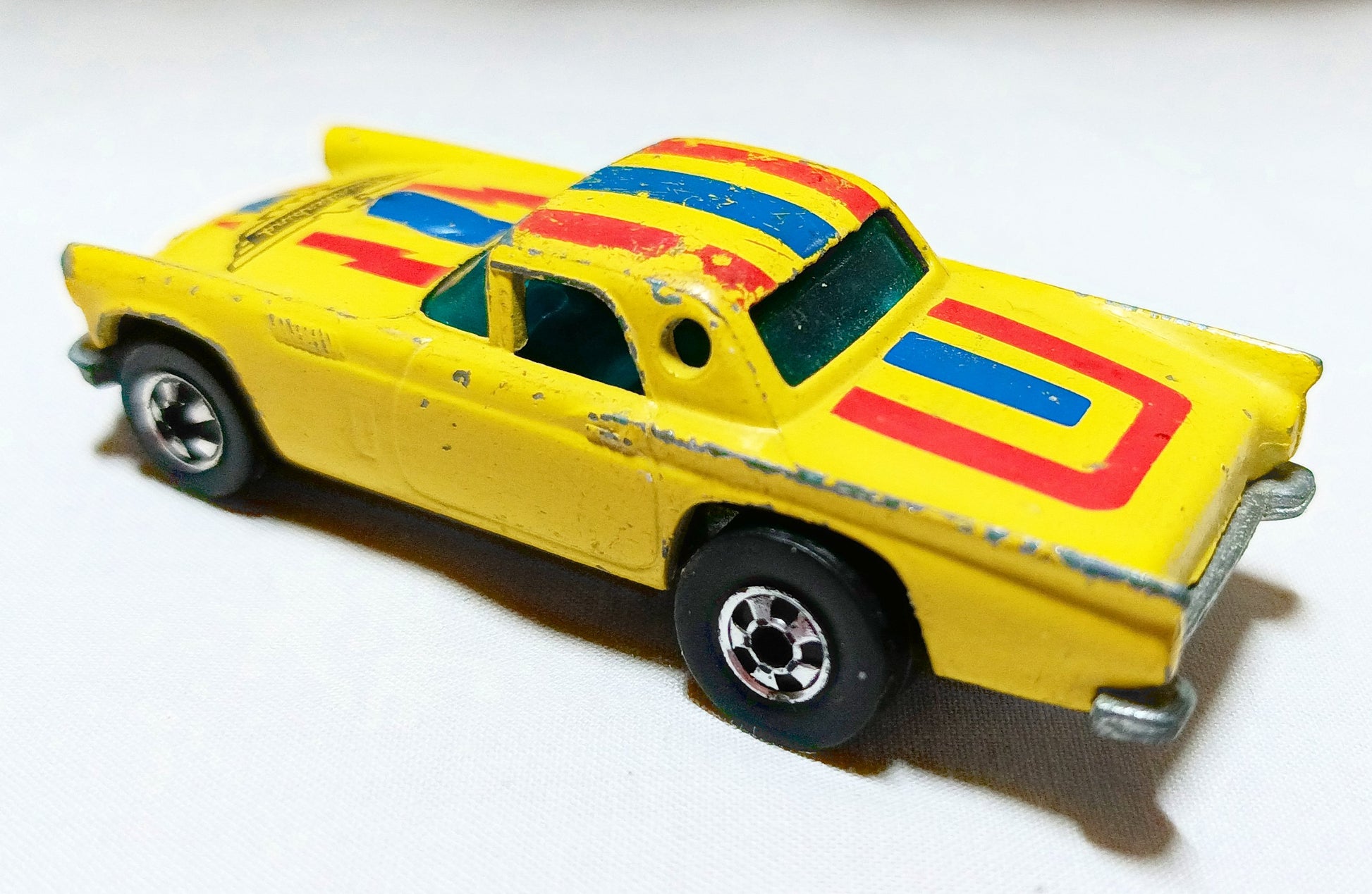 Hot Wheels 2013 '57 T-Bird Ford Thunderbird w/Porthole Hong Kong 1980 - TulipStuff