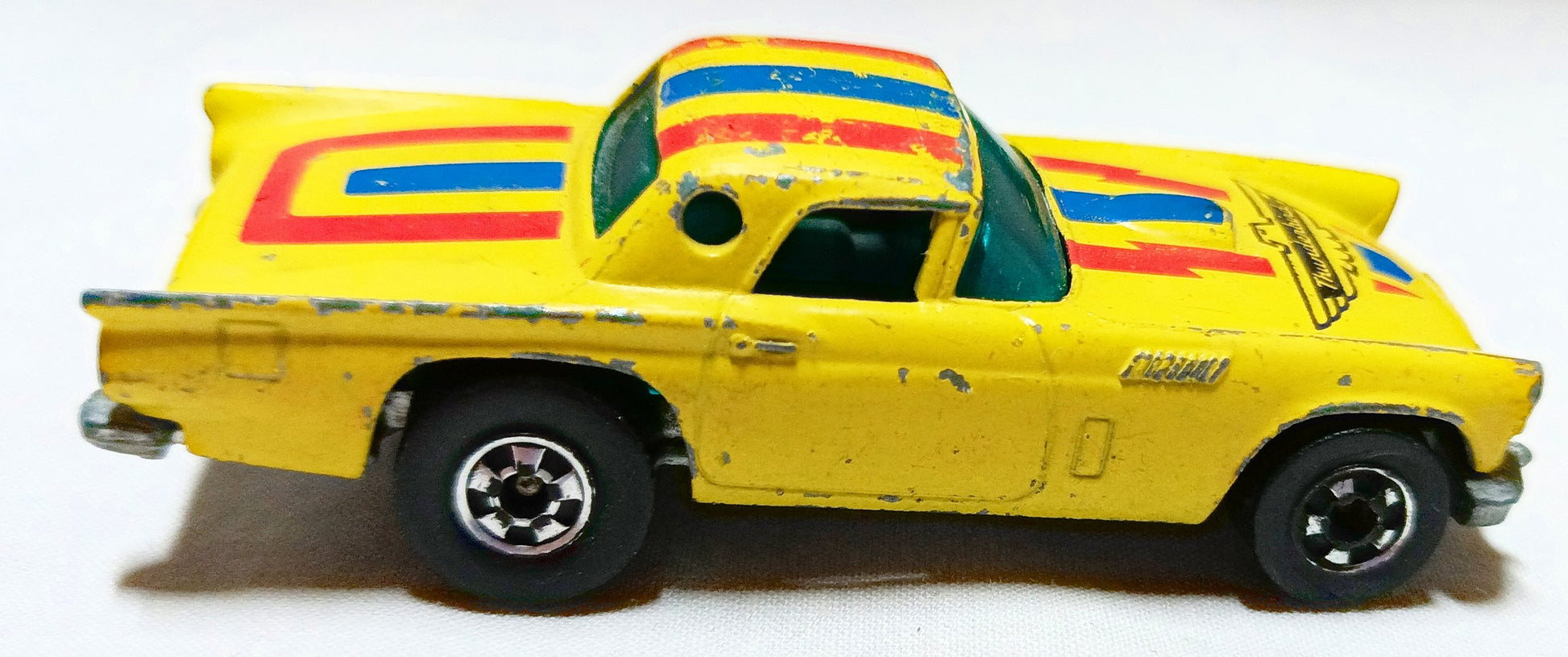 Hot Wheels 2013 '57 T-Bird Ford Thunderbird w/Porthole Hong Kong 1980 - TulipStuff