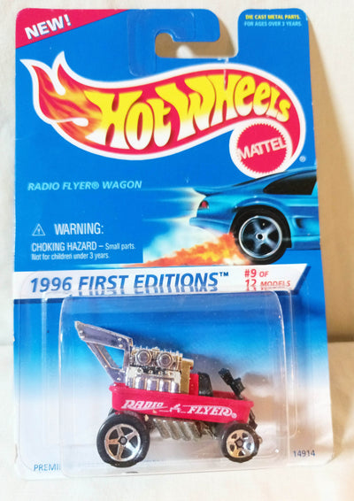 Hot Wheels 1996 First Editions Radio Flyer Wagon Collector #374 - TulipStuff