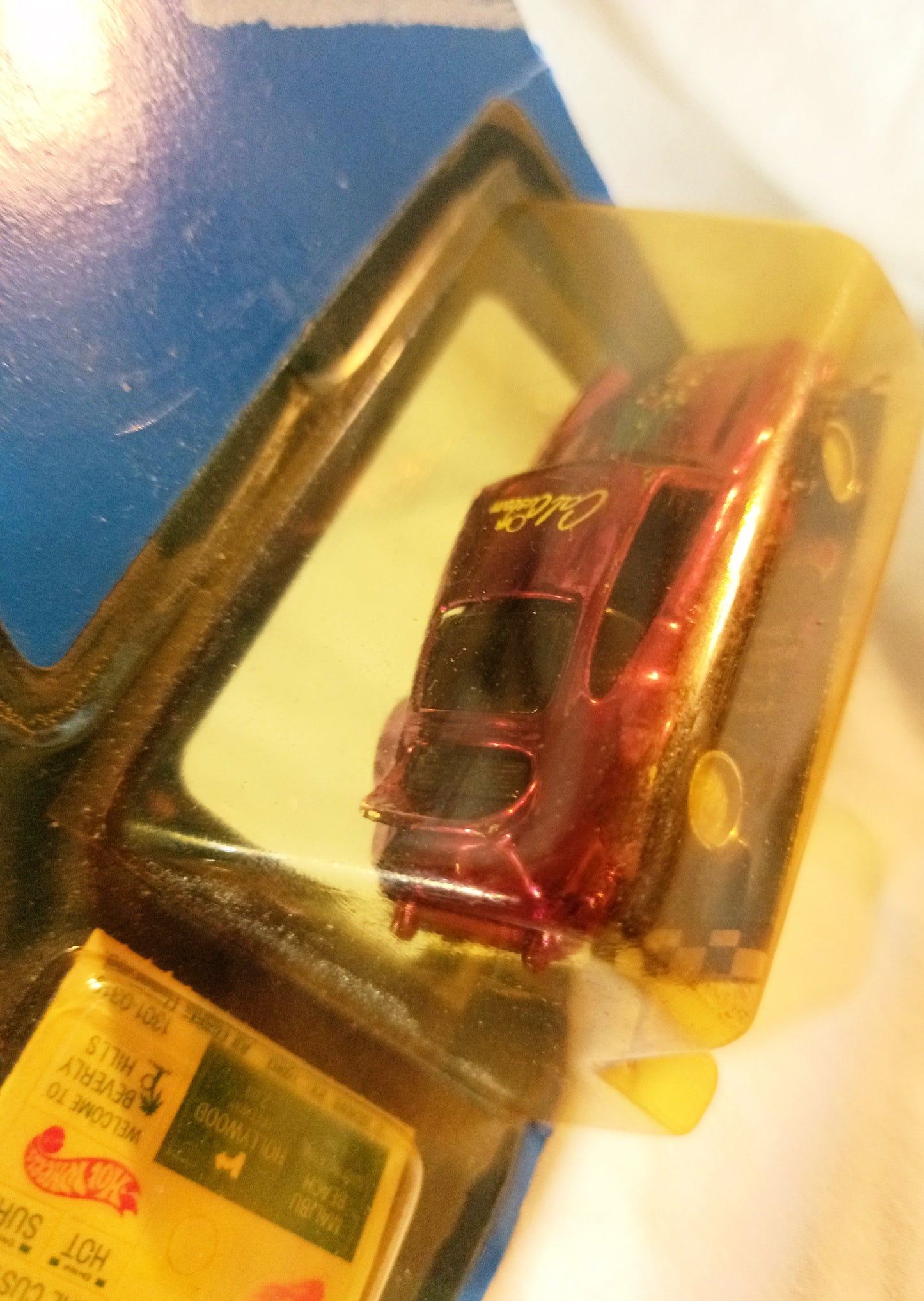 Hot Wheels California Custom Porsche P-911 Turbo Purple Chrome 1990 - TulipStuff