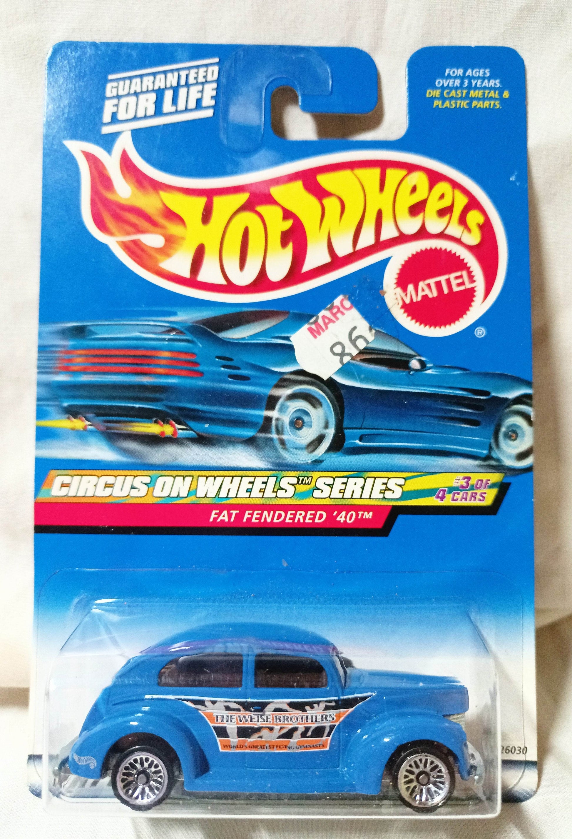 Hot Wheels Circus on Wheels Fat Fendered '40 Ford Sedan 2000 - TulipStuff